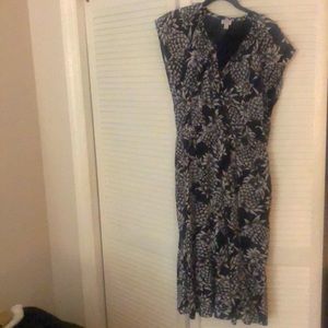COPY - Pineapple Navy J. crew flowy maxi dress si…